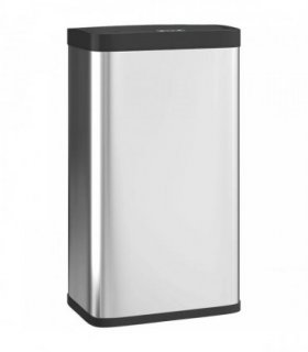 HOMCOM 45L Stainless Steel Sensor Bin - Silver Tone