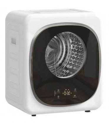 HOMCOM 4kg Vented Tumble Dryer with 5 Drying Mode, 800W Compact Freestanding Front Tumble Dryer White