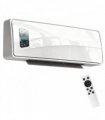 HOMCOM 2000W Ceramic Electric Heater with Fan, Adjustable Thermostat, Wall Mounted - White