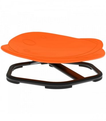 AIYAPLAY Planet-Shaped-kids Swivel Chair, Sensory Spinning Chair for Balance, Coordination Training, Orange