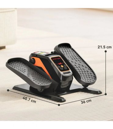 SPORTNOW Under Desk Elliptical Machine for Home, Electric Elliptical Machine with 12 Adjustable Speed, LED Monitor