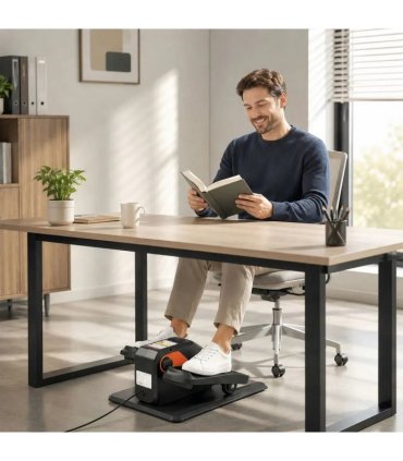 SPORTNOW Under Desk Elliptical Machine for Home, Electric Elliptical Machine with 12 Adjustable Speed, LED Monitor