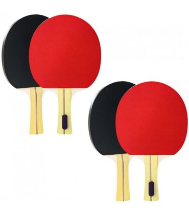 SPORTNOW Portable Table Tennis Set with Four Rackets, Eight Balls, Storage Case