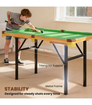 SPORTNOW 4FT Mini Folding Pool Billiards Table