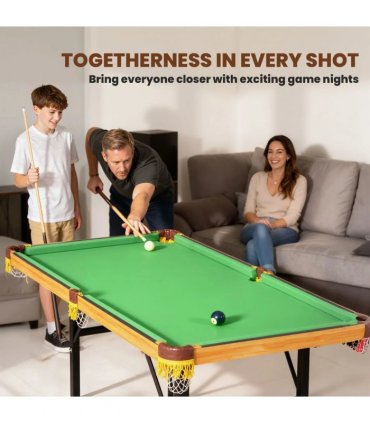 SPORTNOW 4FT Mini Folding Pool Billiards Table