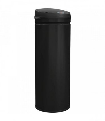 HOMCOM 50L Stainless Steel Sensor Bin - Black
