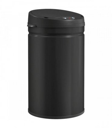 HOMCOM 30L Stainless Steel Sensor Bin - Black
