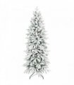 HOMCOM 6ft Flocked Artificial Christmas Tree
