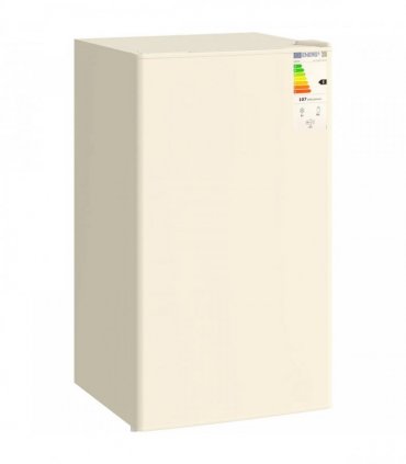 HOMCOM Under Counter Fridge, 91L Small Fridge with Chiller Box, Removable Shelf, Reversible Door, Adjustable Legs, Mini Refrigerator, Beige