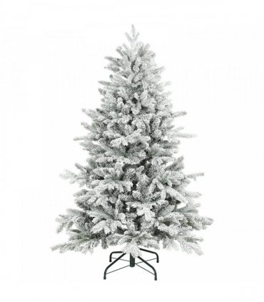 HOMCOM 5ft Snow Flocked Artificial Christmas Tree
