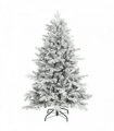 HOMCOM 5ft Snow Flocked Artificial Christmas Tree