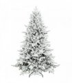 HOMCOM 6ft Snow Flocked Artificial Christmas Tree