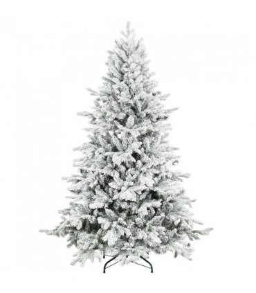 HOMCOM 6ft Snow Flocked Artificial Christmas Tree