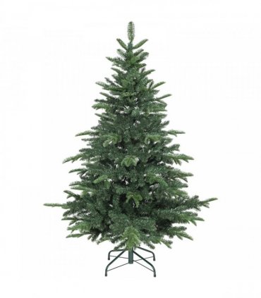 HOMCOM 5ft Artificial Christmas Tree with Realistic Branches, Easy Assembly - Green