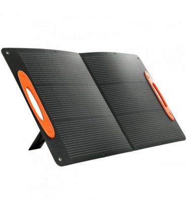 HOMCOM 100W Portable Solar Panel, Foldable Solar Charger with USB-A & USB-C Fast Charging Output, IP67 Waterproof for Mobile Phone Power Bank Flashlight Fans Camping Backpacking Hiking