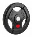 SPORTNOW Olympic Weight Plate, 2"/5cm Weight Disc with Tri-Grips, 20kg Dumbbell Plate for Weightlifting and Strength Training Home Gym Fitness Workout, Black