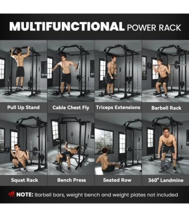 SPORTNOW Cable Crossover Machine, with Lat-Pull Down System
