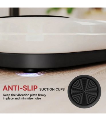 SPORTNOW Vibration Plate, with Adjustable/Removable Handle, Preset Modes, 50 Speeds