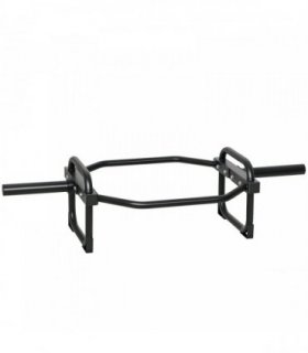 SPORTNOW Olympic Trap Bar, 2" Hex Barbell Bar with 300kg Capacity for Deadlifts, Shrugs, Squats and Farmer Walks