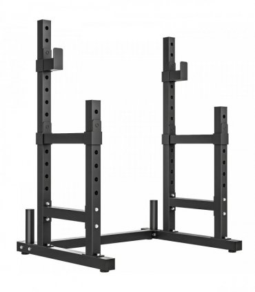 SPORTNOW Adjustable Squat Rack with Plate Holders, 300 kg Load