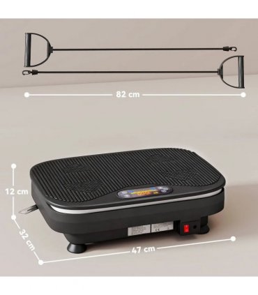 SPORTNOW Vibration Plate Exercise Machine with Cool Lights, 99 Speed Levels
