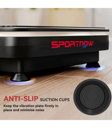 SPORTNOW Vibration Plate Exercise Machine with Cool Lights, 99 Speed Levels