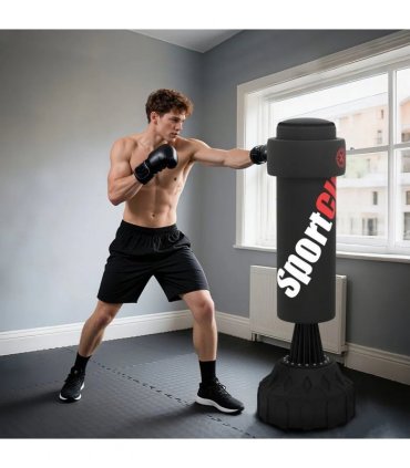 SPORTNOW 6ft Heavy Boxing Bag with Stand and Suction Cup Base
