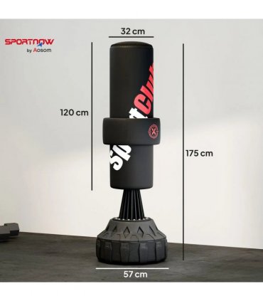 SPORTNOW 6ft Heavy Boxing Bag with Stand and Suction Cup Base