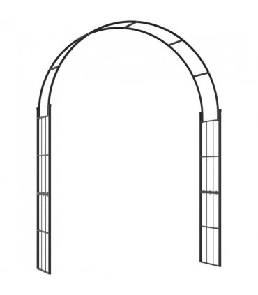 Outsunny 223cm Garden Arch Trellis, Outdoor Wedding Arbor for Ceremony for Climbing Roses, Vines and Plants