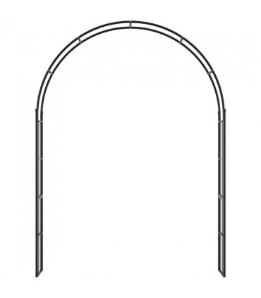 Outsunny 223cm Garden Arch Trellis, Outdoor Wedding Arbor for Ceremony for Climbing Roses, Vines and Plants