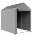 Outsunny 179 x 120cm Temporary Garden Shed, with Accessories - Light Grey