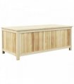 Outsunny 172 Litre Outdoor Storage Box, Wooden terrace Box Garden Storage Container, Natural