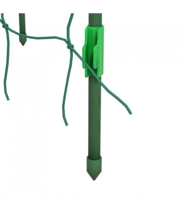 Outsunny 183 cm Tall Metal Garden Trellis, Arch Trellis for Climbing Plants Outdoor with Climbing Net