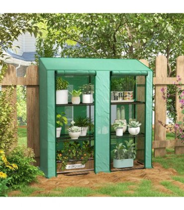Outsunny 46 x 143cm Six-Shelf Greenhouse