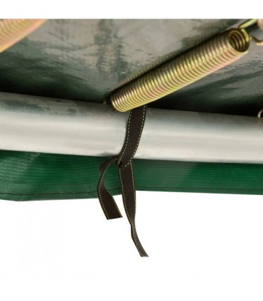 HOMCOM 12FT Trampoline Spring Cover, Plastic Trampoline Pad Replacement Safety Guard, Green