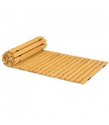 Outsunny Rollable Wooden Garden Pathway Weather-Resistant Walk Way for Wedding Party Pathways 185 x 60 cm