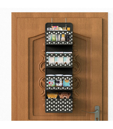 4TIER BLACK HANGING ORGANISER 1010278