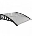 Outsunny Front Door Canopy, Outdoor Awning, Rain Shelter for Window, Porch and Front/Back Door, 103 x 96.5 cm, Clear