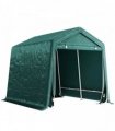Outsunny 8 x 6.5 ft Outdoor Garden Storage Shed, Waterproof Bike Tent with Double Roll-up Zipper Door for Garden Tools, Green