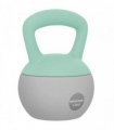 SPORTNOW 12KG Soft Kettlebell, Kettlebell with Non-Slip Handle for Home Gym, Weight Lifting, Strength Training, Green/Grey