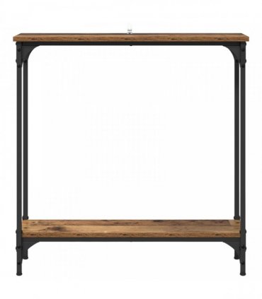 vidaXL Console Table Old Wood 75 x 22.5 x 75 cm Engineered Wood