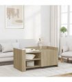 vidaXL Coffee Table Sonoma Oak 100x50x50 cm Engineered Wood