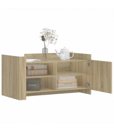 vidaXL Coffee Table Sonoma Oak 100x50x50 cm Engineered Wood