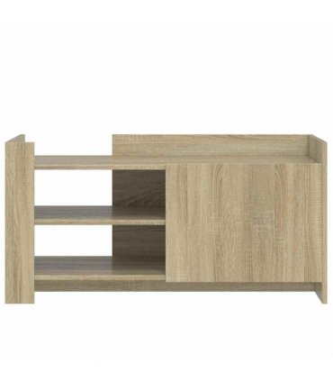vidaXL Coffee Table Sonoma Oak 100x50x50 cm Engineered Wood
