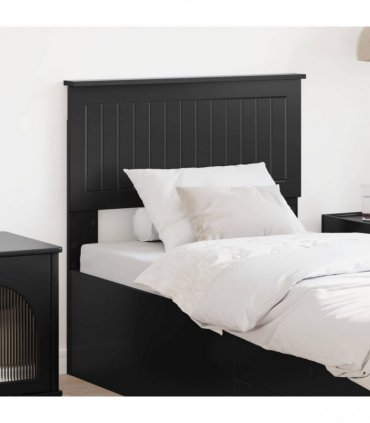 vidaXL Headboard Black Oak Engineered wood