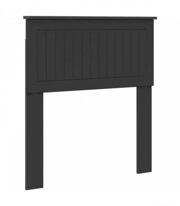 vidaXL Headboard Black Oak Engineered wood