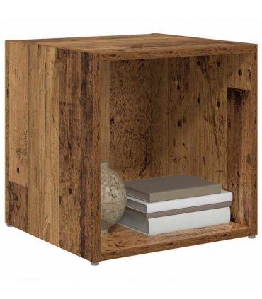 vidaXL TV Cabinet Set 2 pcs Old Wood 37 x 35 x 37.5 cm Engineered Wood