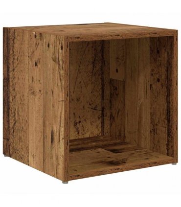 vidaXL TV Cabinet Set 2 pcs Old Wood 37 x 35 x 37.5 cm Engineered Wood