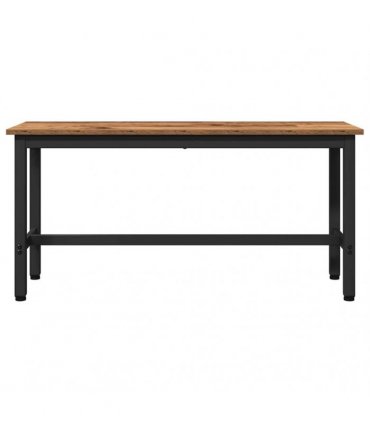 vidaXL Dining Bench 2 pcs Old Wood 100 x 32.5 x 48.5 cm
