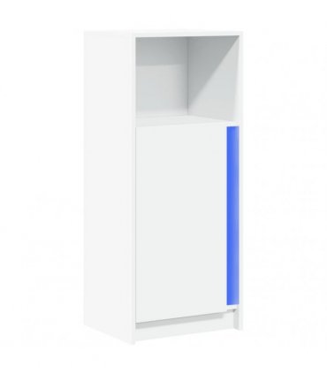 vidaXL Sideboard with LED White 42.5x34x100 cm Engineered Wood